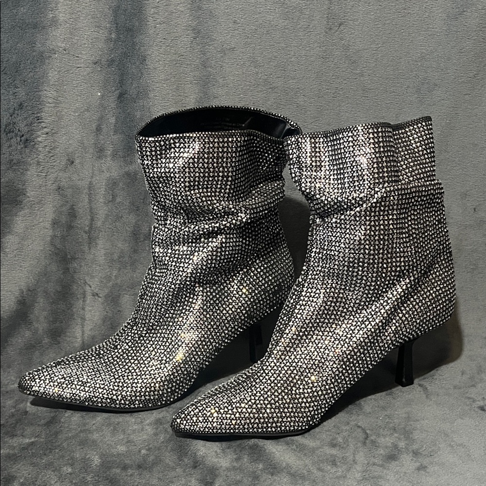 OPEN EDIT TILLY WOMEN’S SZ 7.5 sparkling heels nwt women’s shoes slouch boot  #3